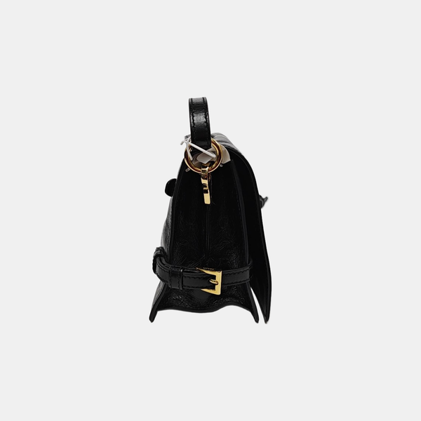 Calfskin Crossbody Bag Black