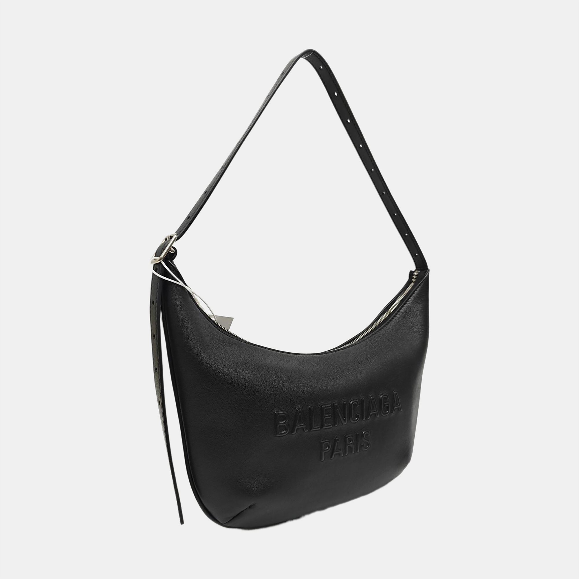 Calfskin Top Handle Bag Black