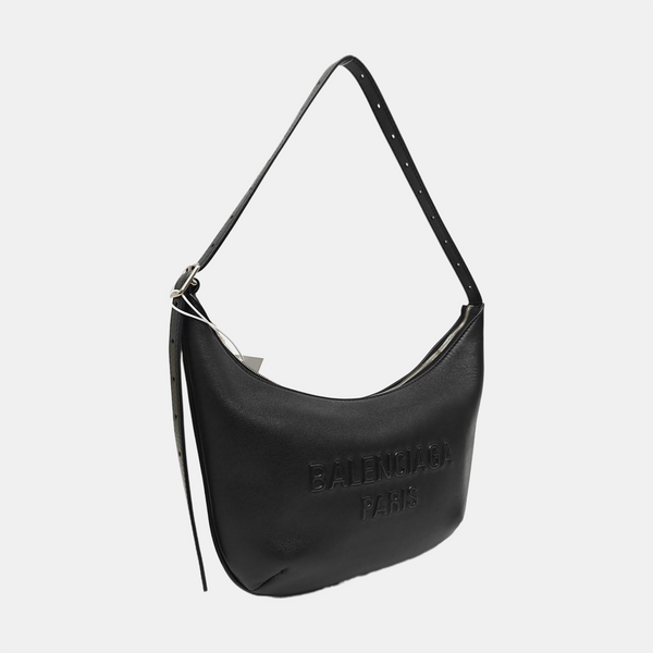 Calfskin Top Handle Bag Black