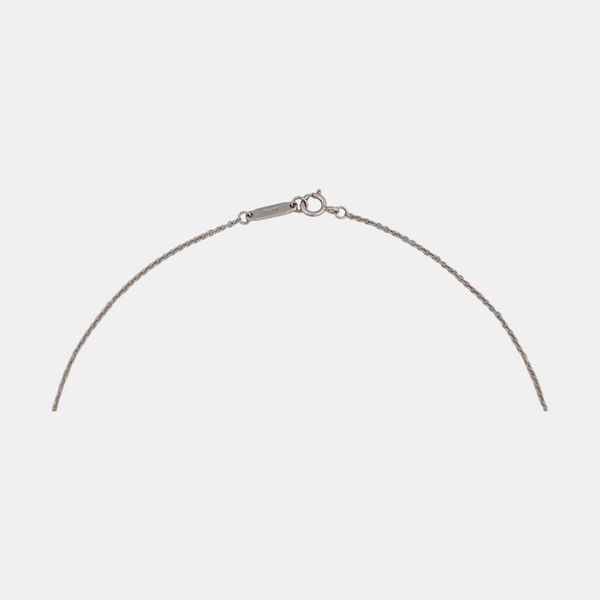 Tiffany T 18k White Gold Silver Necklace