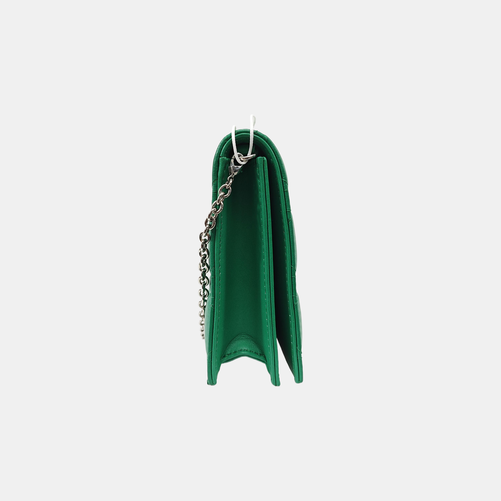 Lady Dior Medium Quilted Lambskin Green