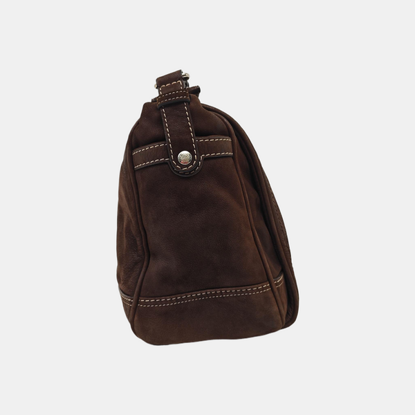 Calfskin Shoulder Bag Brown