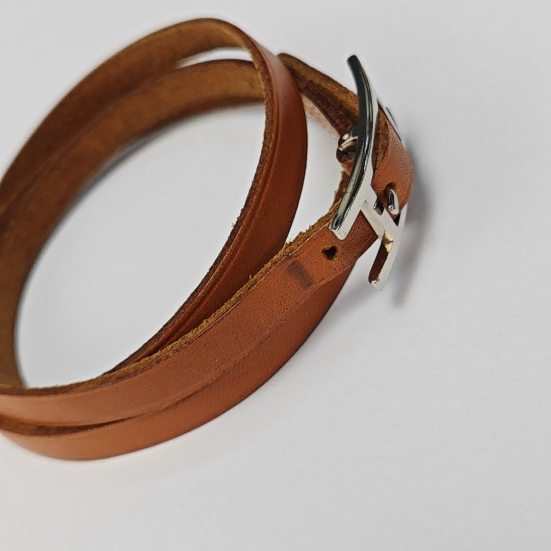 Hapi 3 Metal Brown Bangle