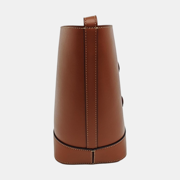 Calfskin Bucket Bag Brown