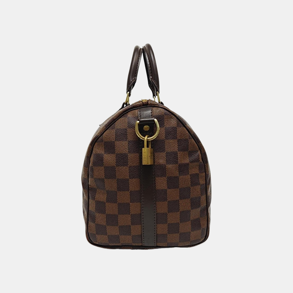SPEEDY 30 Damier Ebene Coated Canvas Brown