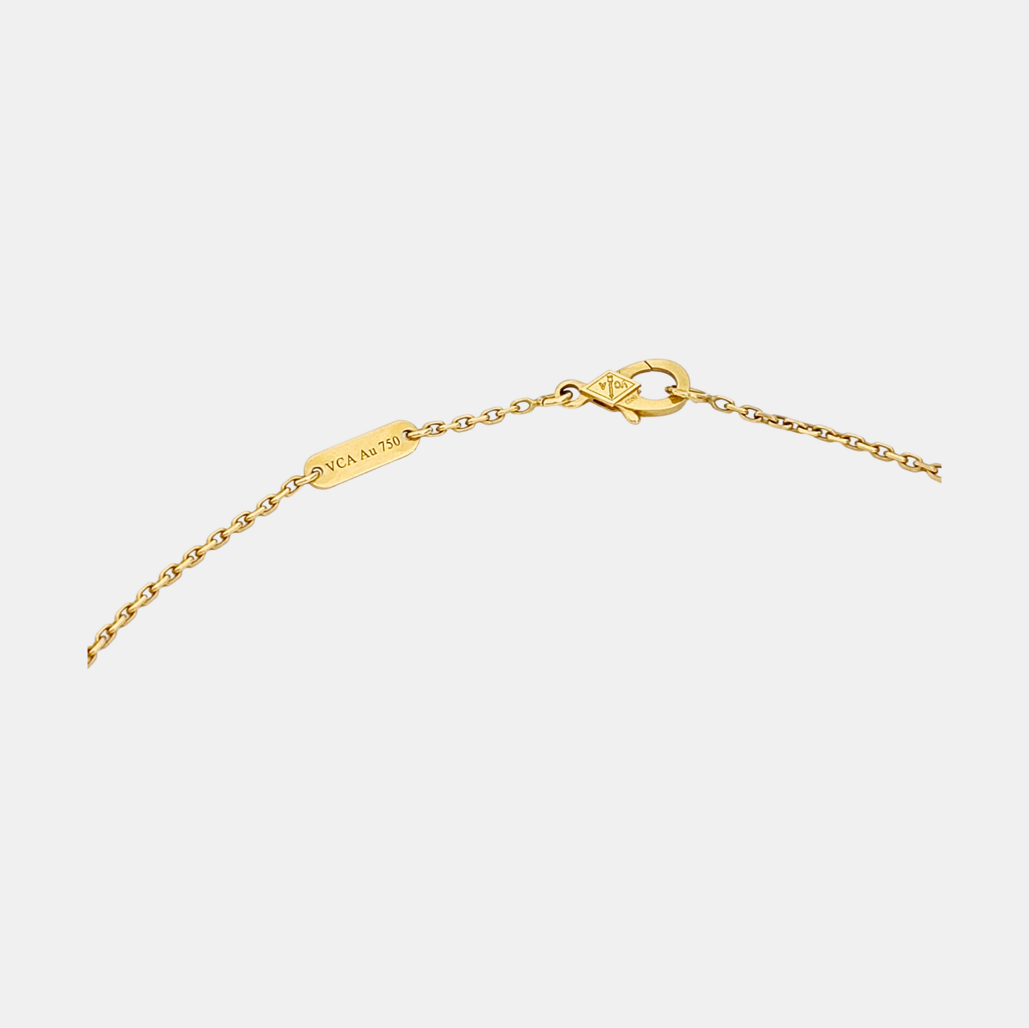 Vintage Alhambra 18k Gold Necklace