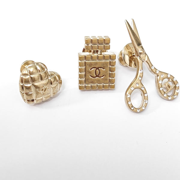 Metal Gold Brooch