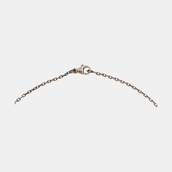 Pop H Metal Silver Necklace