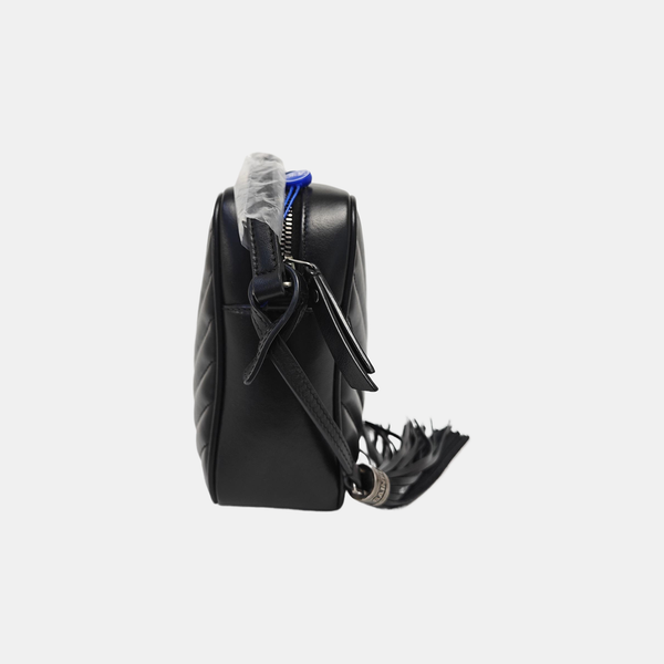 LOU Chevron Calfskin Black