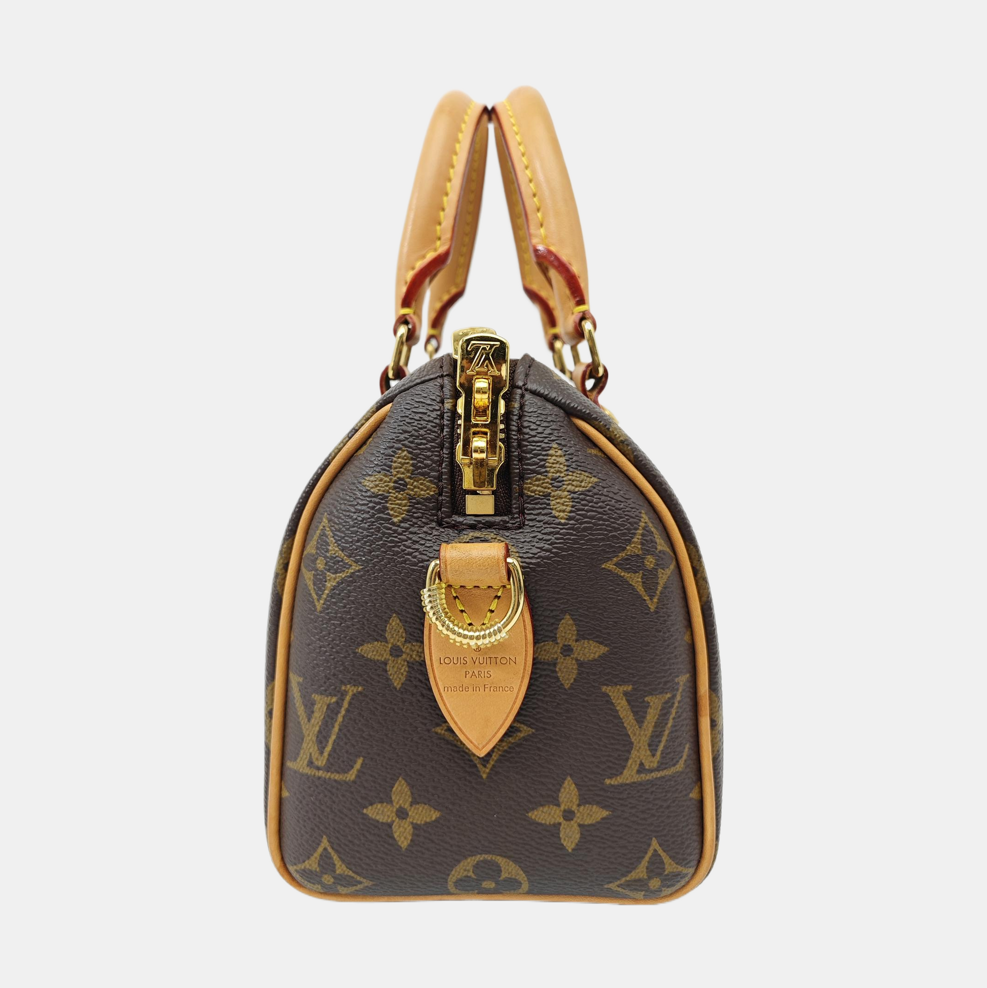 SPEEDY 20 Monogram Coated Canvas Brown