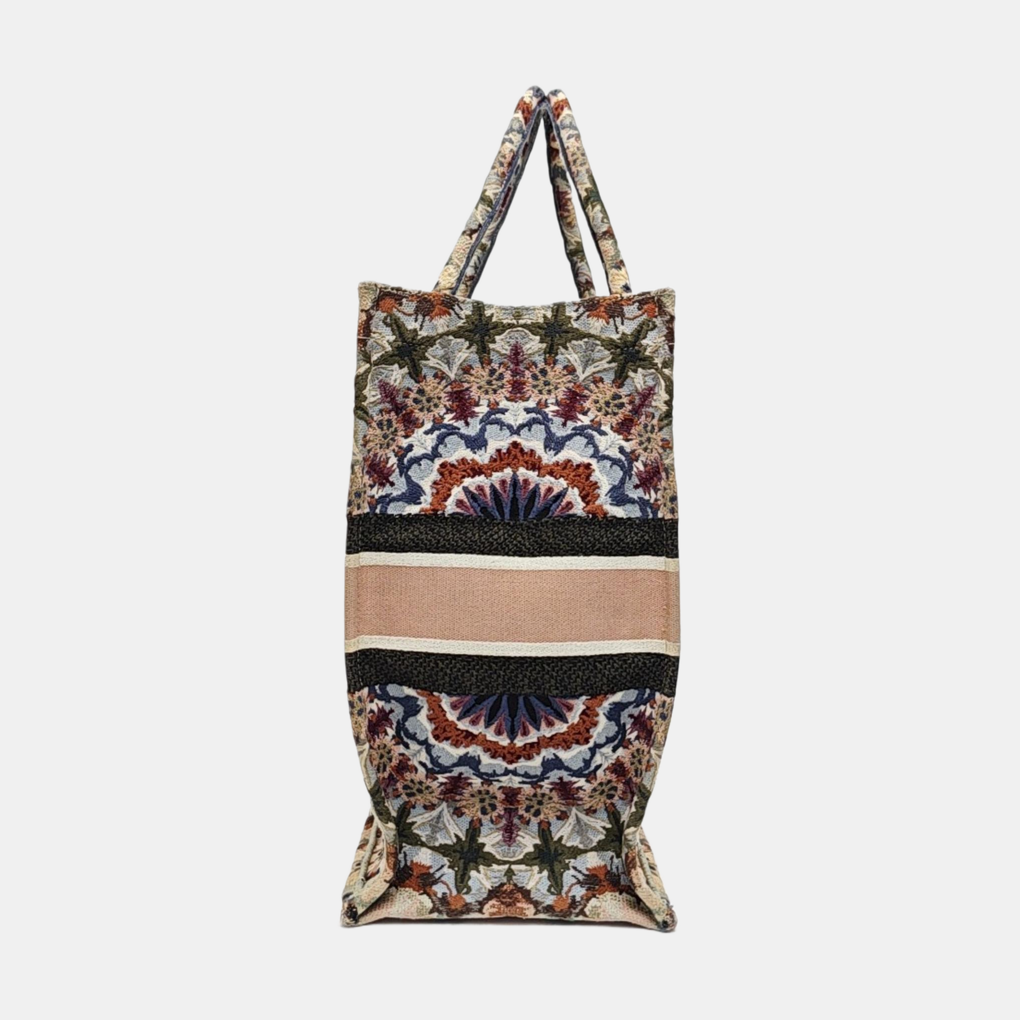 Book Tote Large Fabric Pink