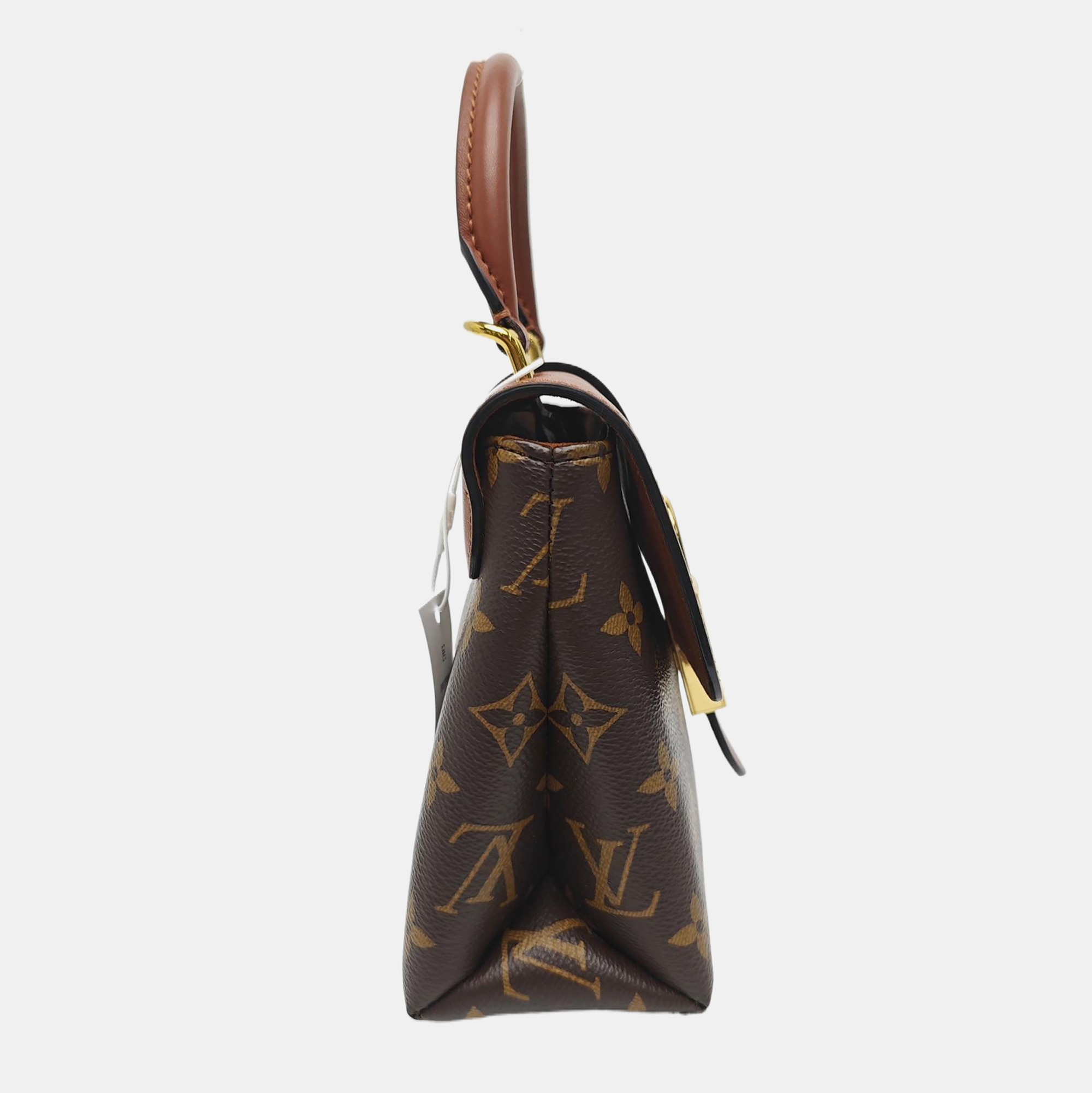 LOCKY BB Monogram Coated Canvas Brown