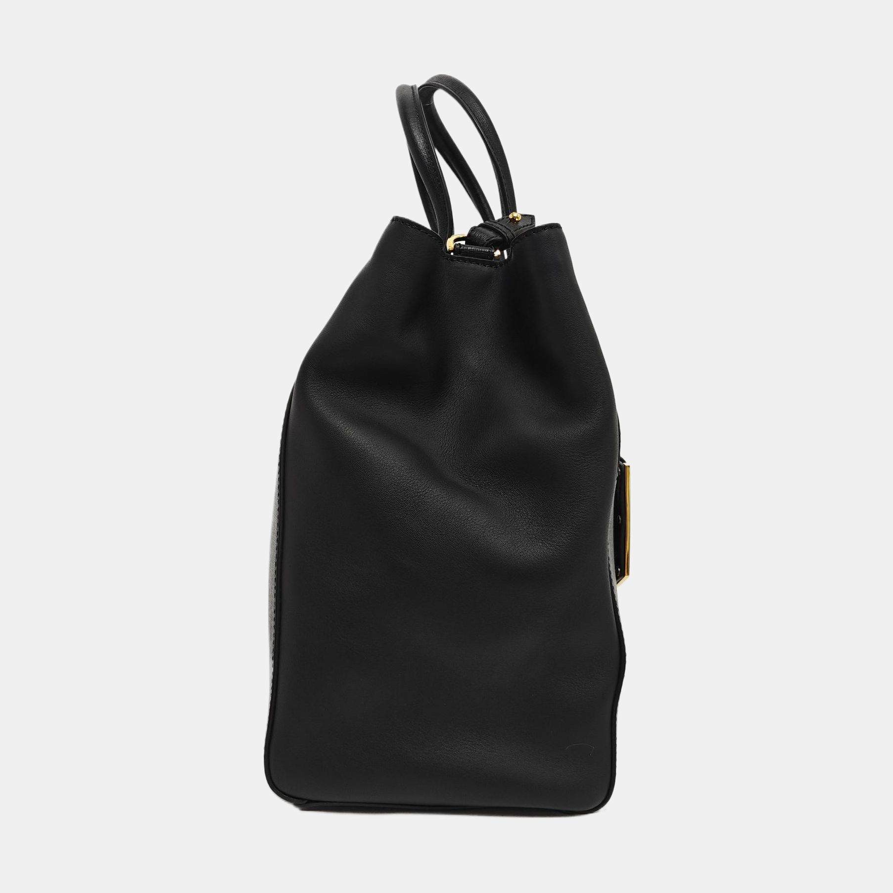 2 Jours Medium Calfskin Black