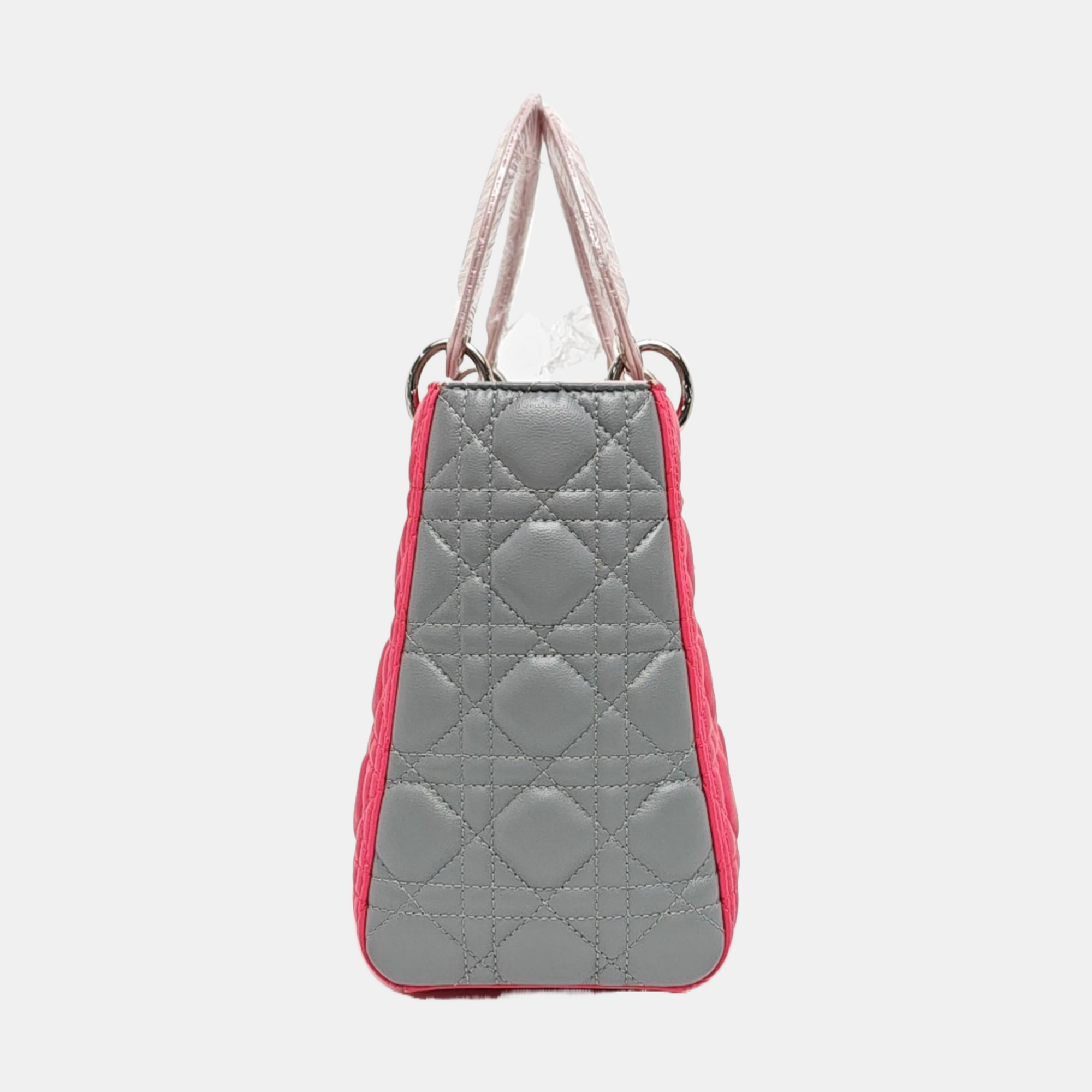Lady Dior Medium Cannage Lambskin Red