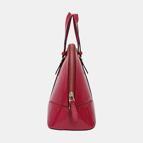 Microguccissima Monogram Calfskin Red
