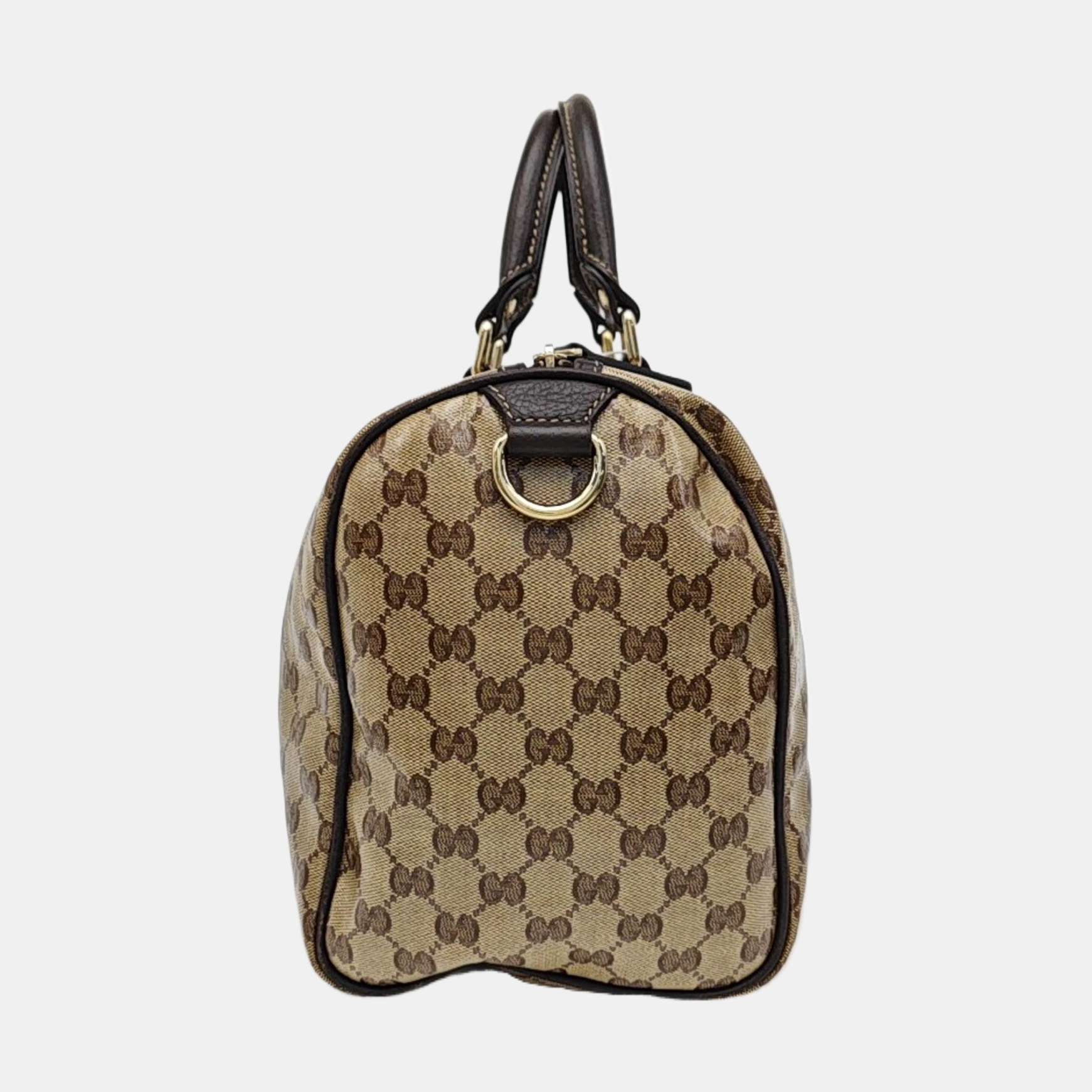 Joy Monogram Coated Canvas Beige
