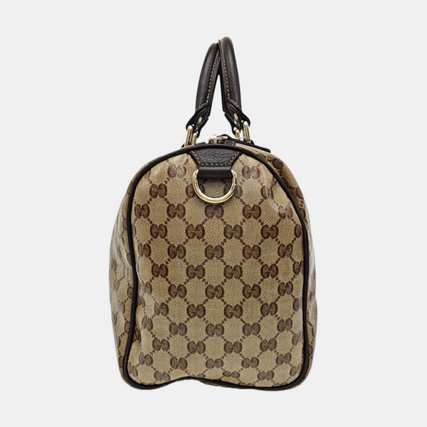 Joy Monogram Coated Canvas Beige