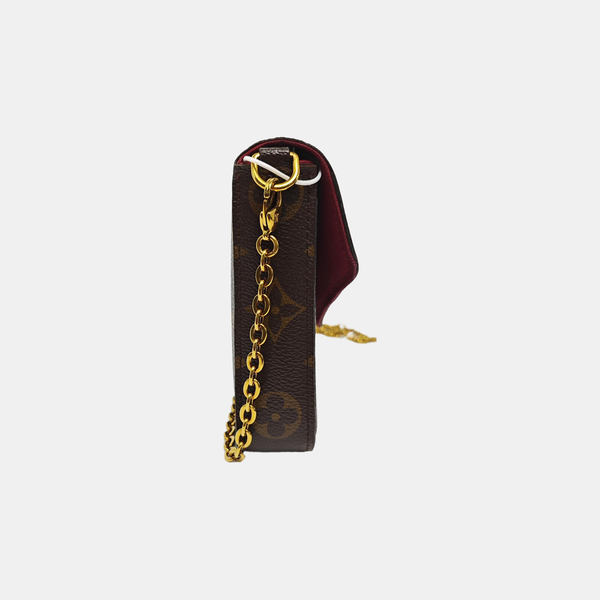FÉLICIE Monogram Coated Canvas Brown