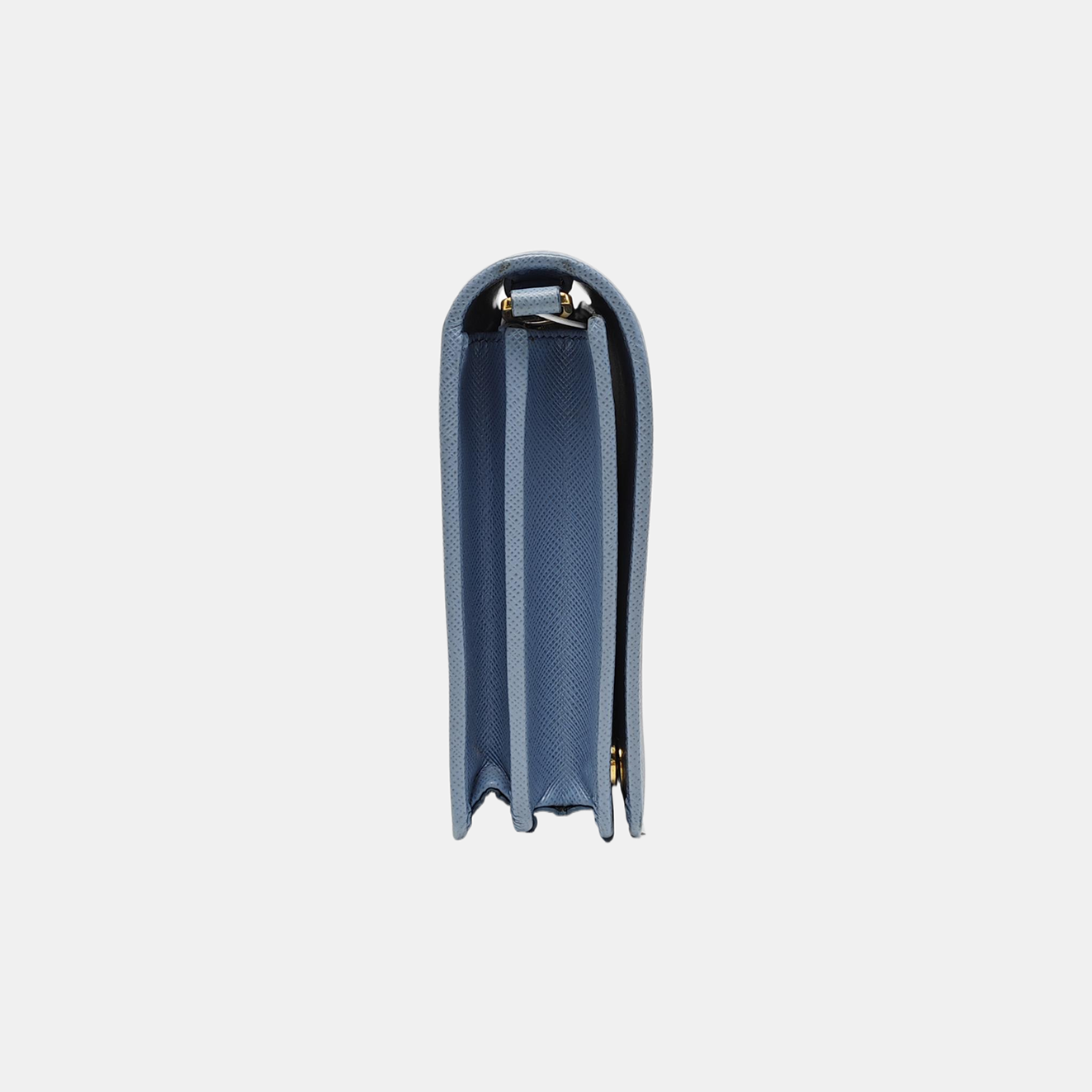 Calfskin Shoulder Bag Blue
