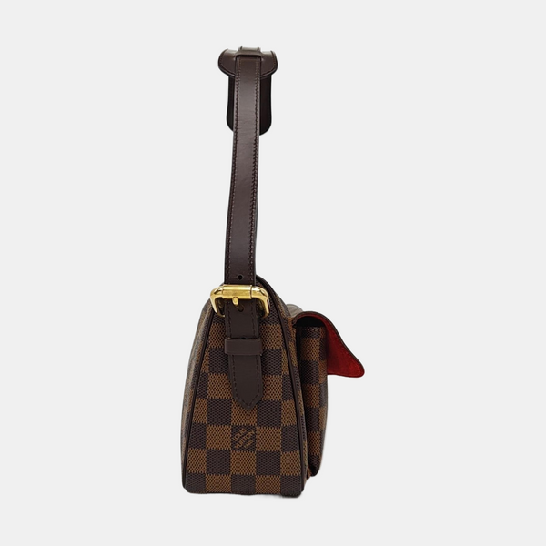 RAVELLO GM Damier Ebene Coated Canvas Brown