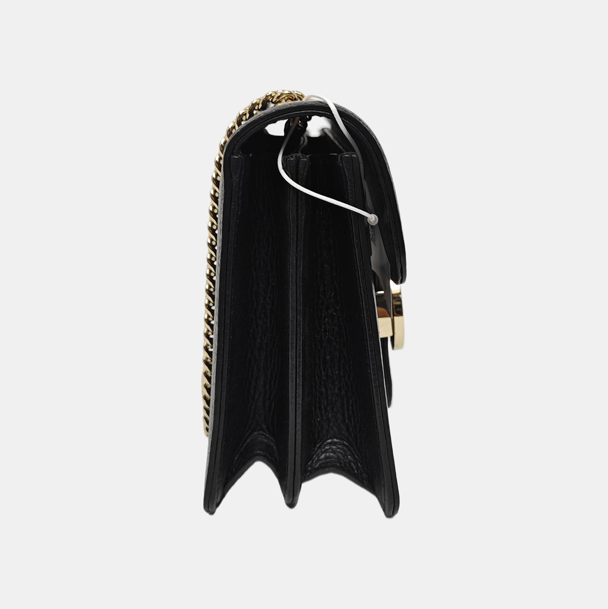 Interlocking G Small Calfskin Black
