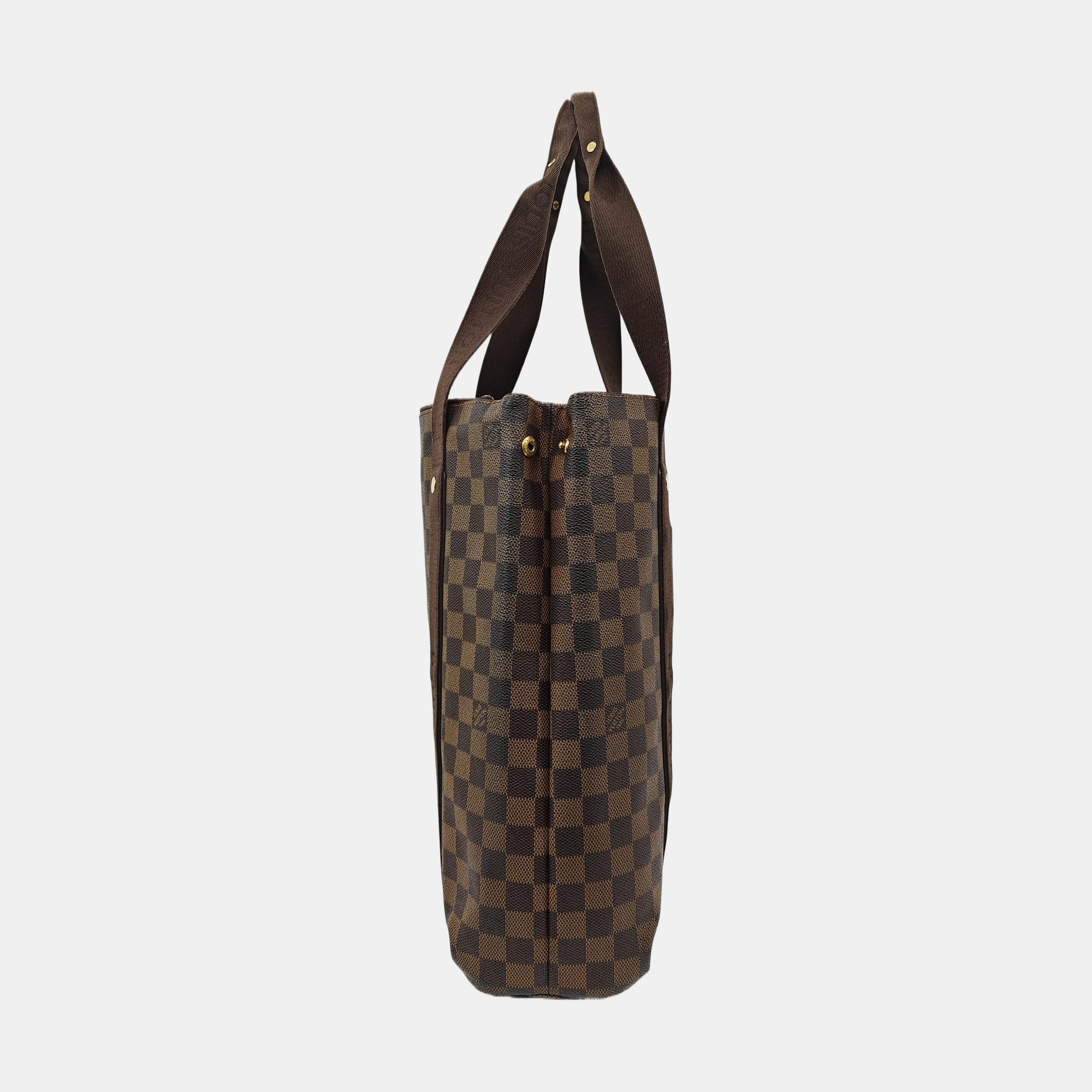 VINTAGE BEAUBOURG Damier Ebene Coated Canvas Brown