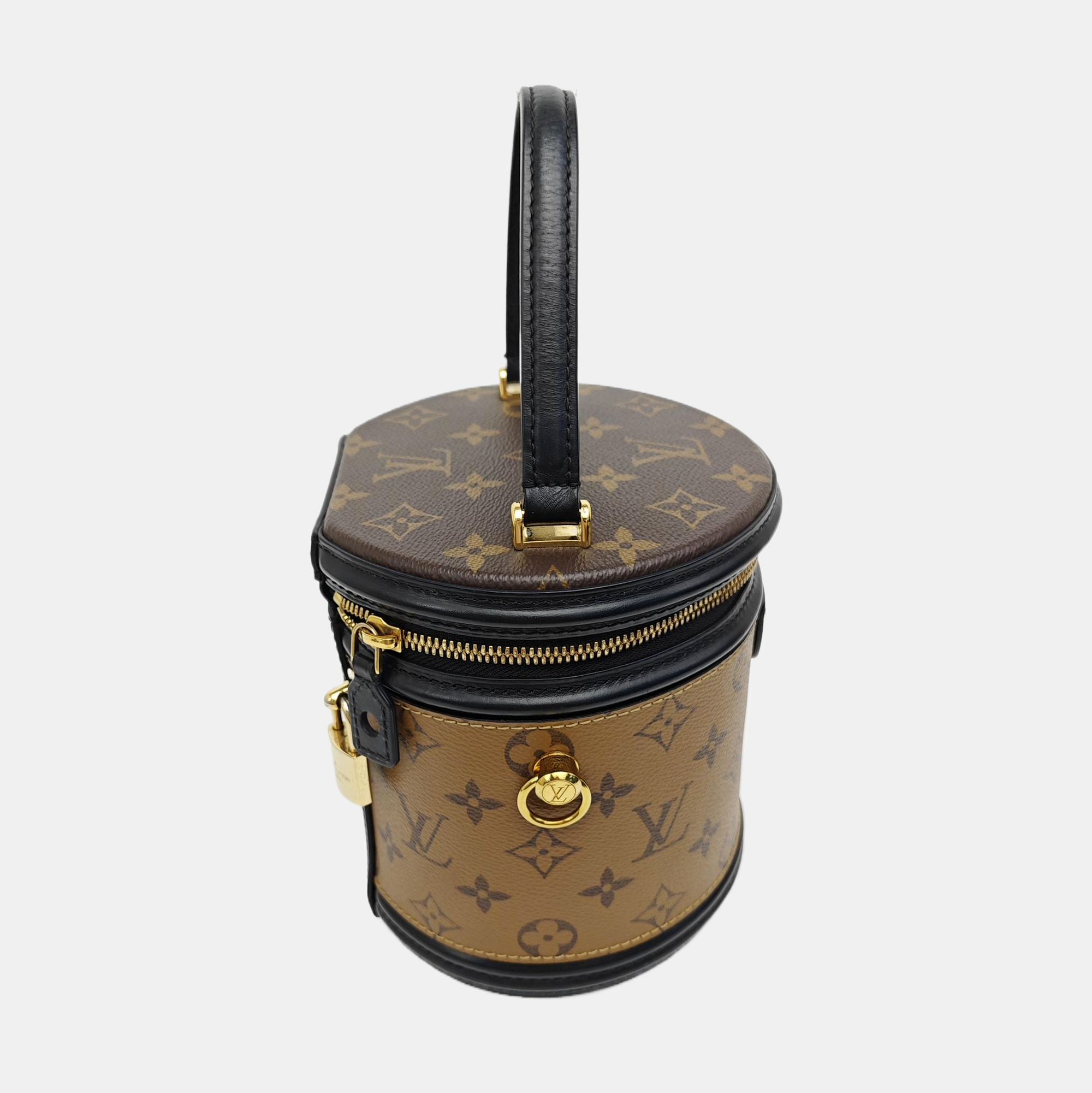 CANNES PM Monogram Coated Canvas Brown