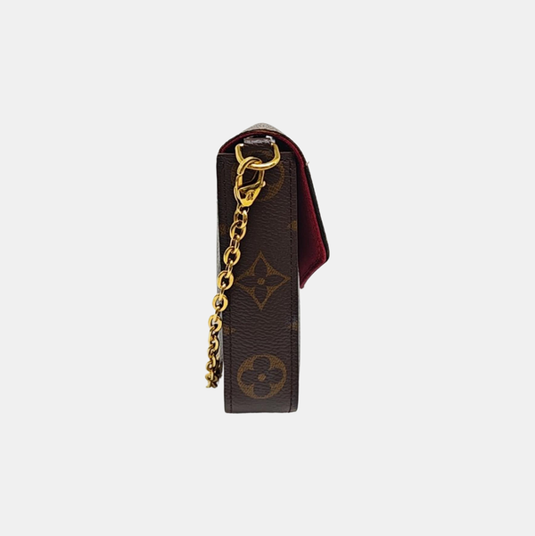 FÉLICIE Monogram Coated Canvas Brown