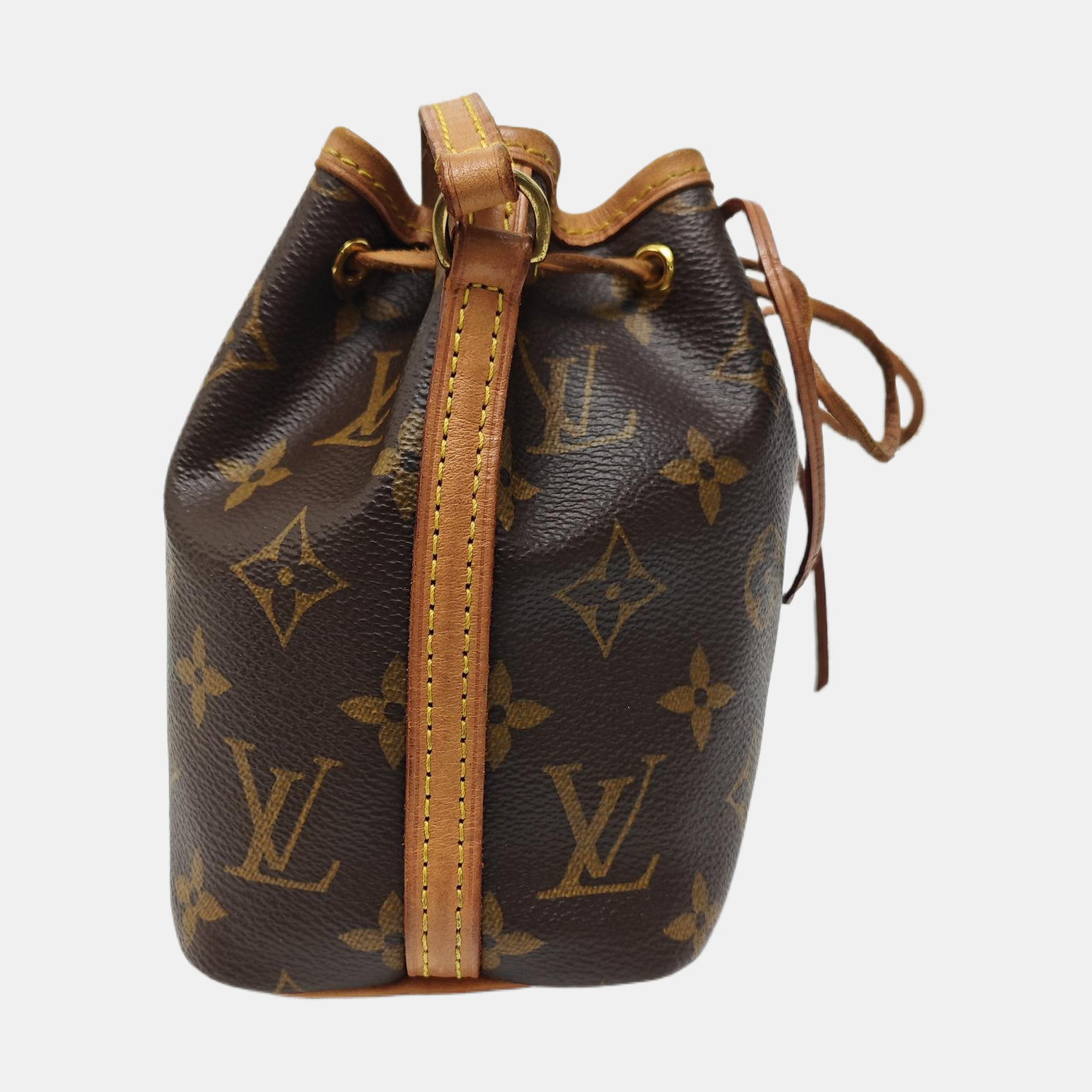NÉONOÉ Nano Monogram Coated Canvas Brown