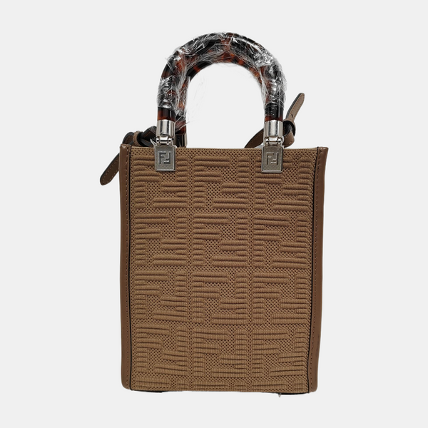 Authenticated pre-owned  Sunshine Mini Canvas Brown - Tote Bag at Looply
