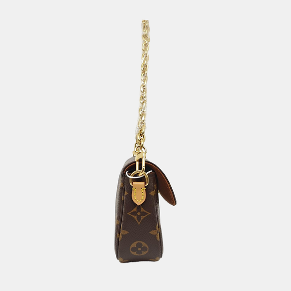 IVY Monogram Coated Canvas Brown