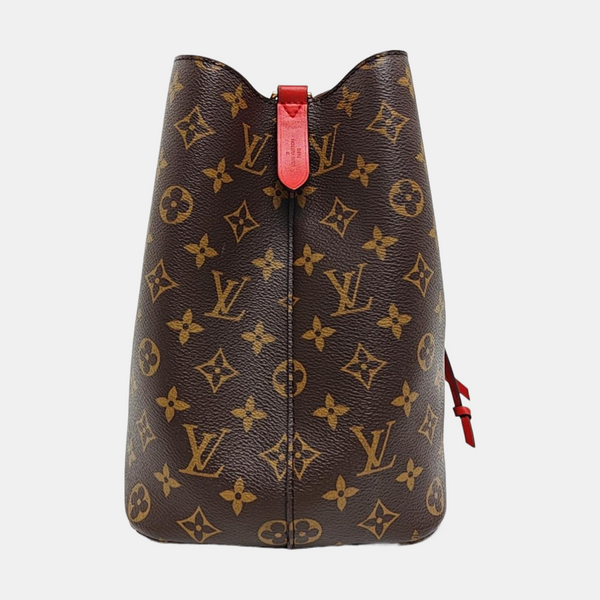 NÉONOÉ MM Monogram Coated Canvas Brown