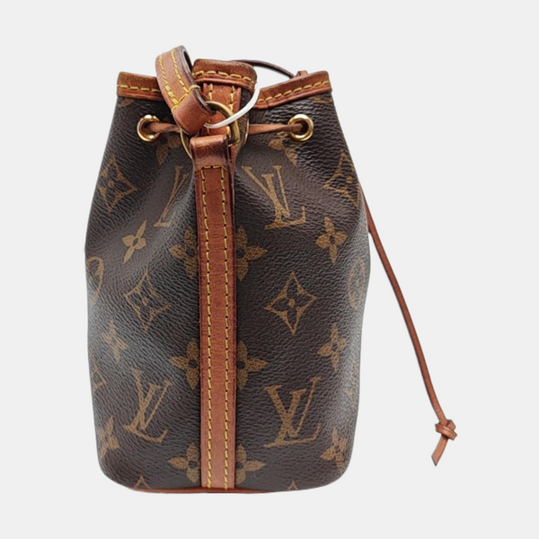 NÉONOÉ Nano Monogram Coated Canvas Brown