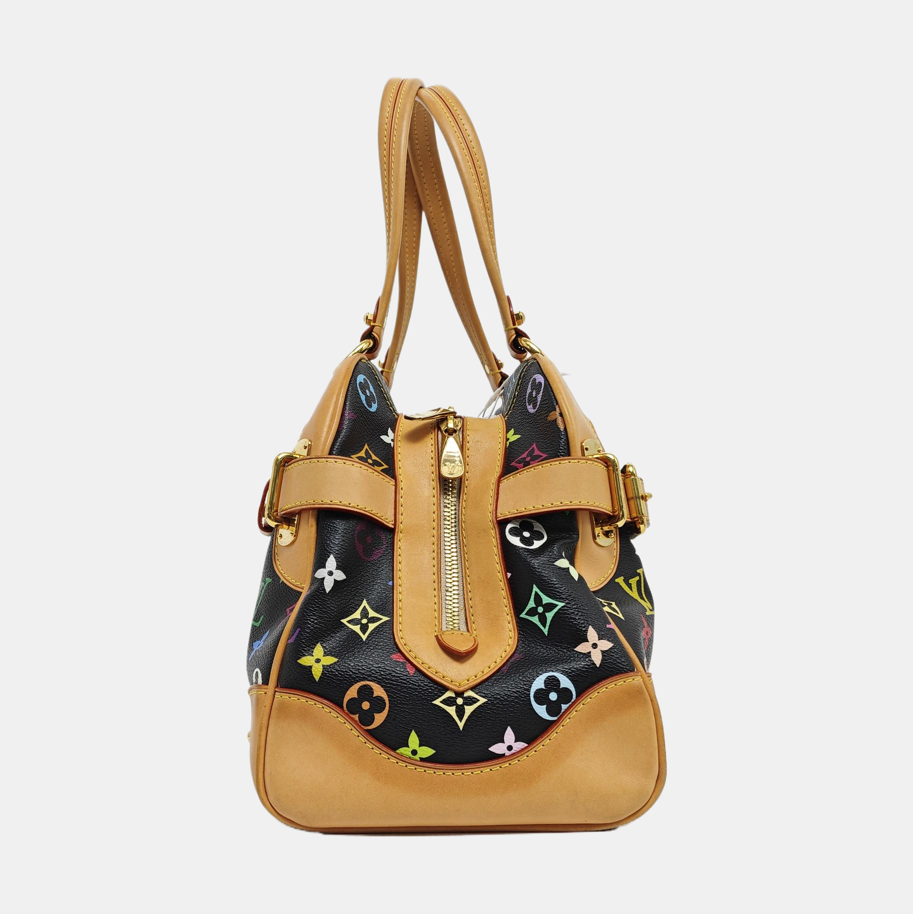 LV × TM CLAUDIA Monogram Coated Canvas Black
