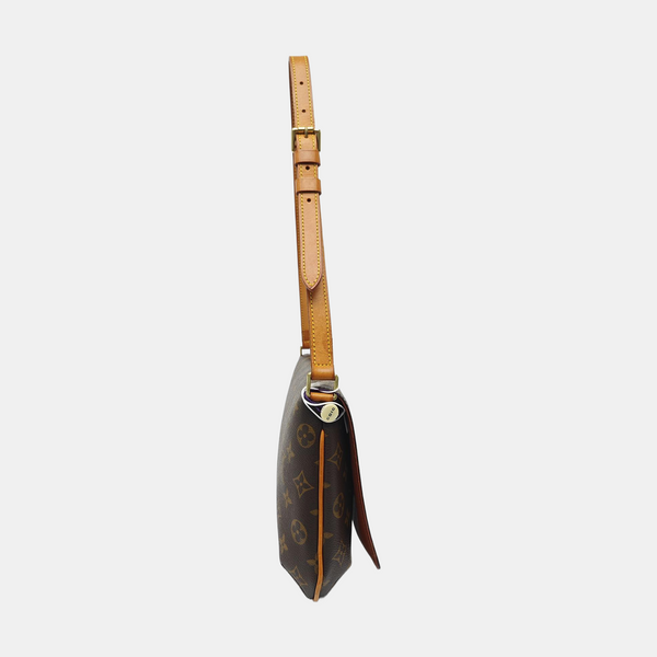 MUSETTE TANGO Monogram Coated Canvas Brown