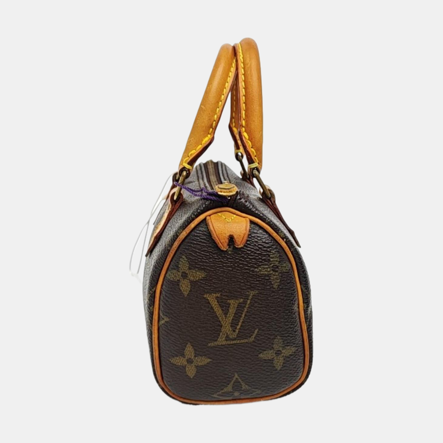 SPEEDY Monogram Coated Canvas Brown