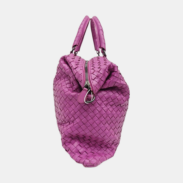 Calfskin Shoulder Bag Purple