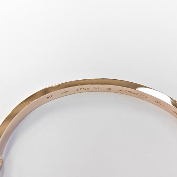 LOVE 18k Rose Gold Bangle