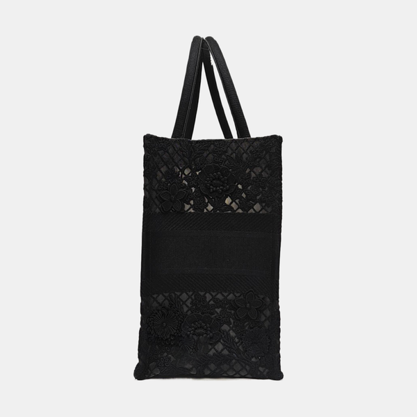 Book Tote Medium Canvas Black
