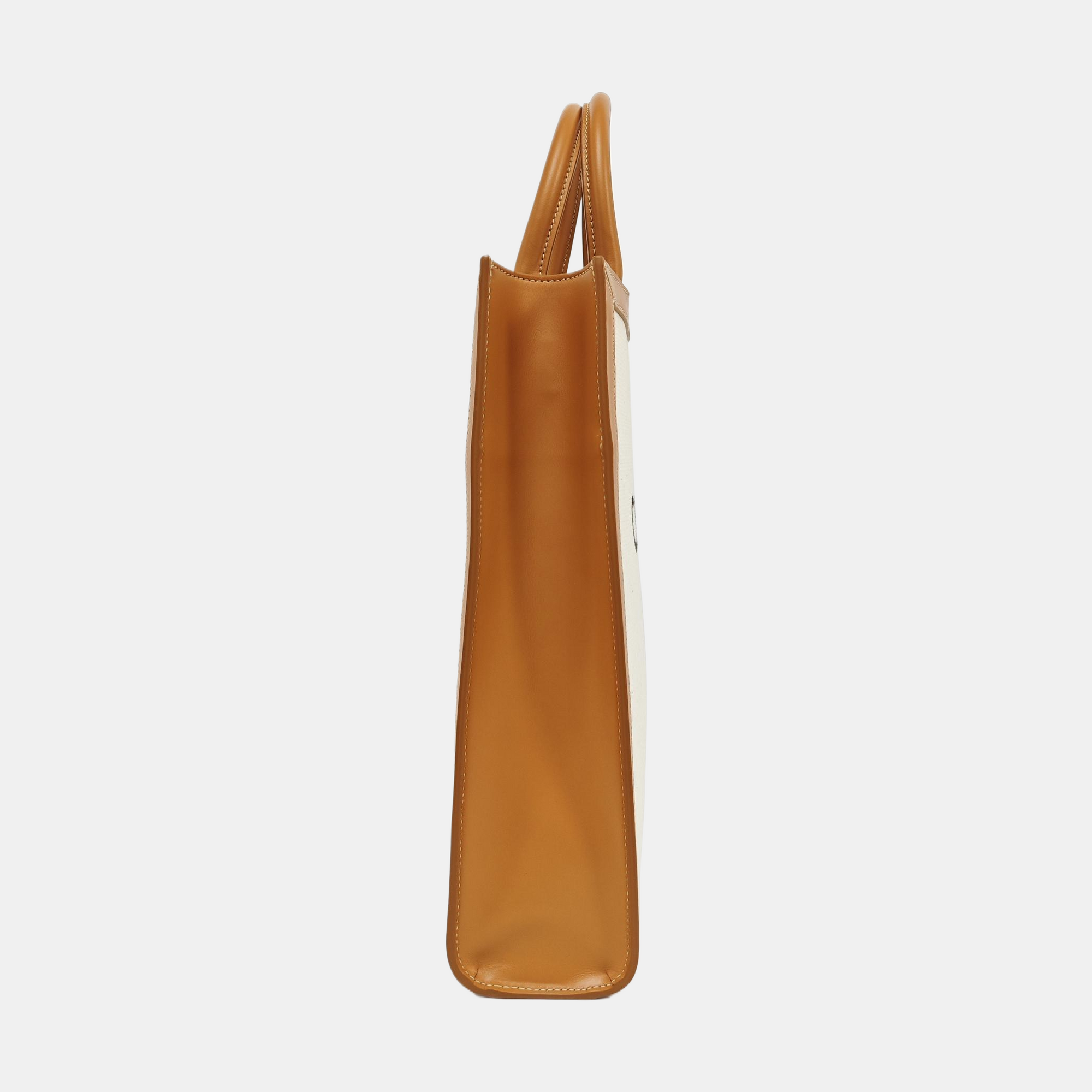 Authenticated pre-owned  CABAS CELINE Small Canvas White - Shoulder Bag at Looply