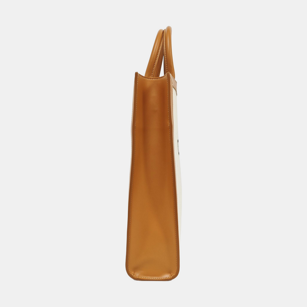 Authenticated pre-owned  CABAS CELINE Small Canvas White - Shoulder Bag at Looply