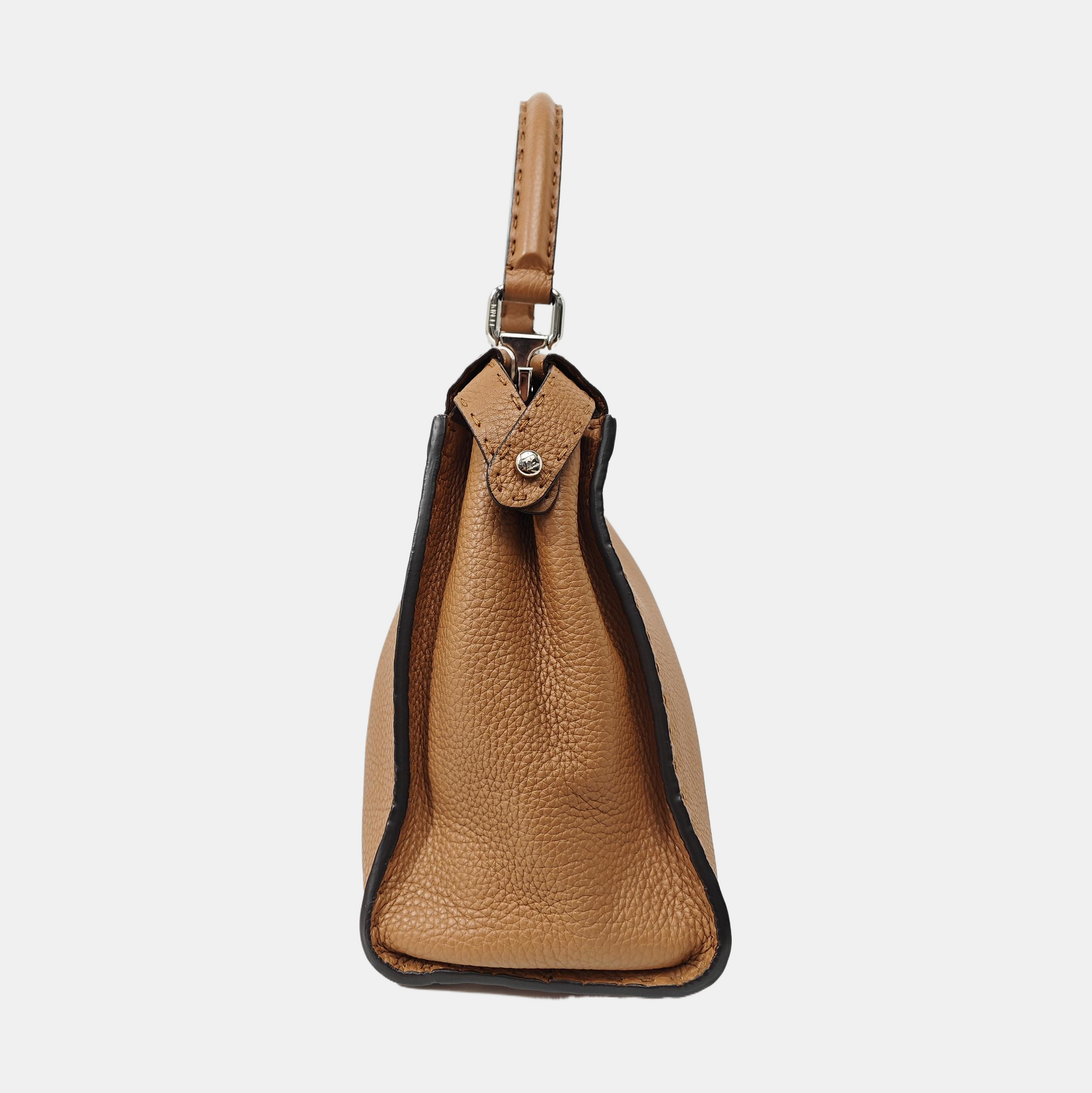 Peekaboo Medium Calfskin Brown