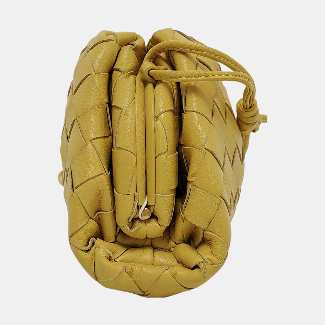 Authenticated pre-owned  The Pouch Mini Lambskin Yellow - Crossbody Bag at Looply