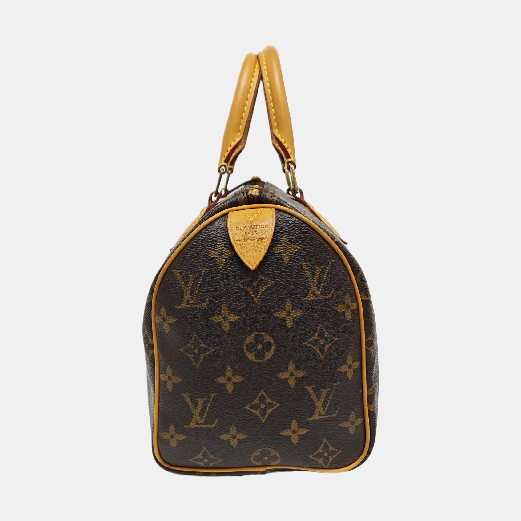 SPEEDY 25 Monogram Coated Canvas Brown