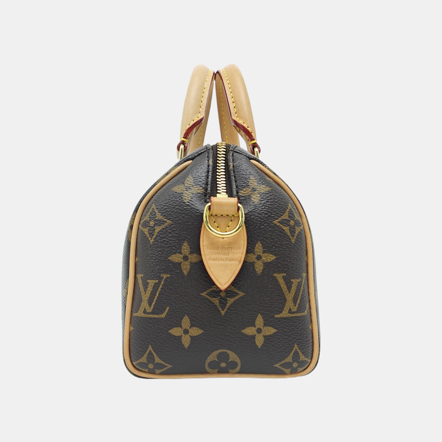 SPEEDY 20 Monogram Coated Canvas Brown