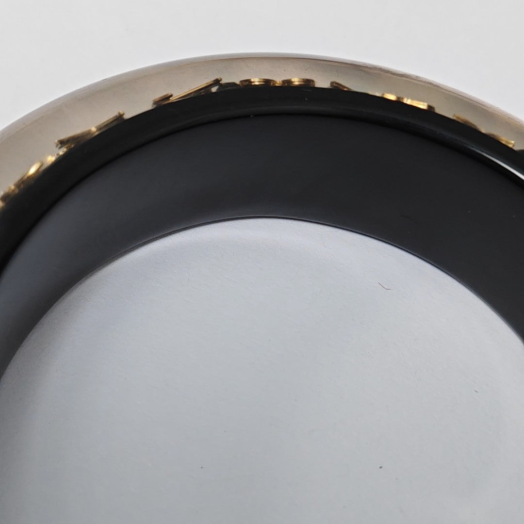 Metal Black Bangle