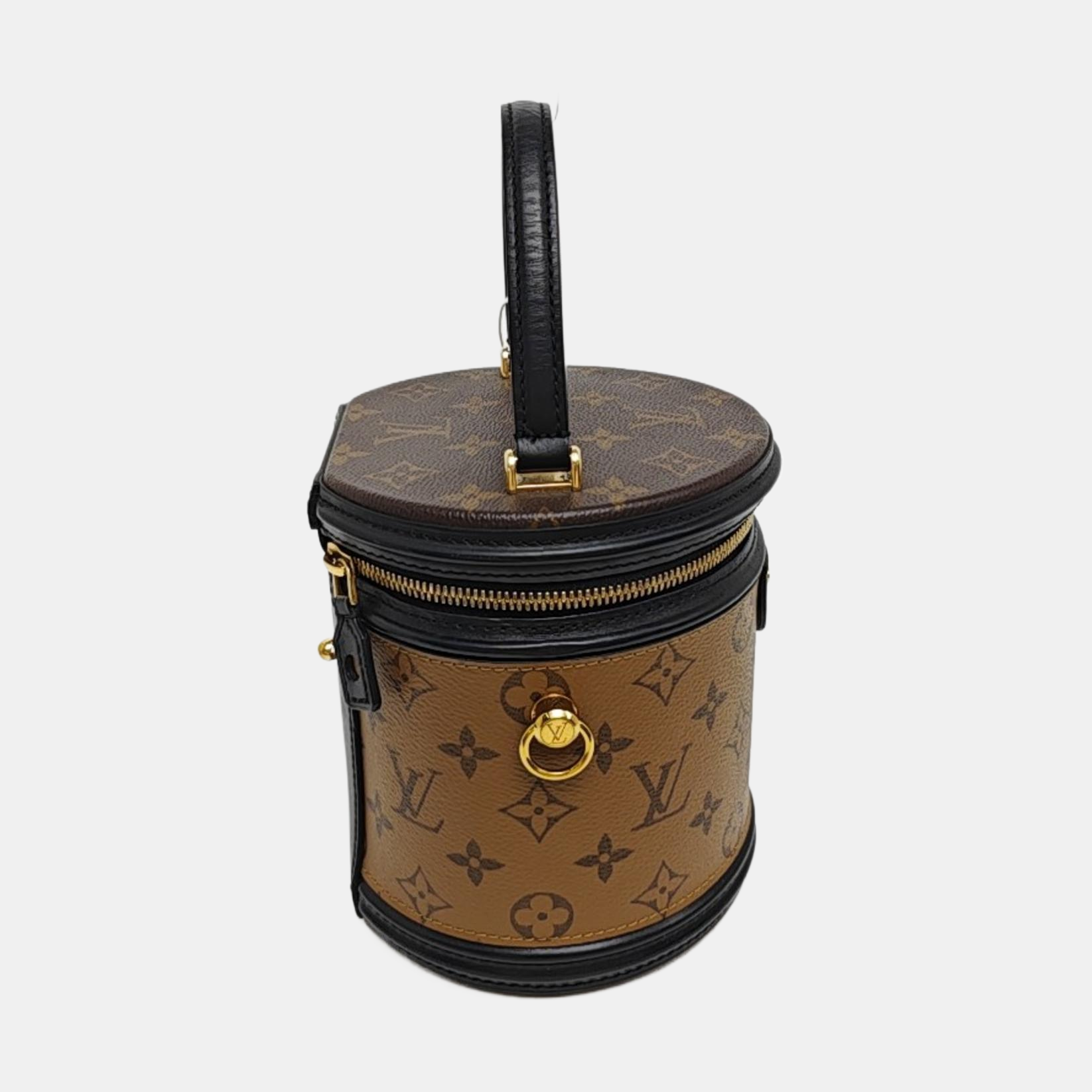 CANNES PM Monogram Coated Canvas Brown