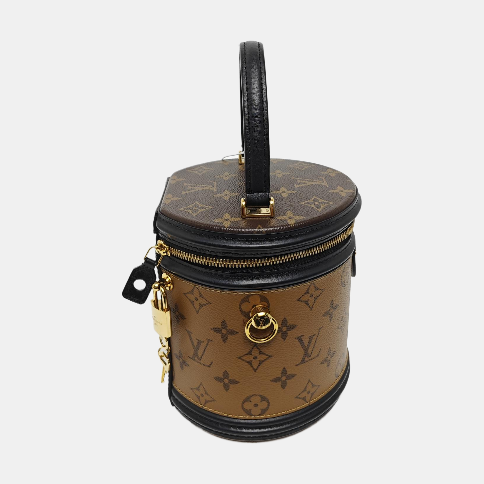 CANNES PM Monogram Coated Canvas Brown