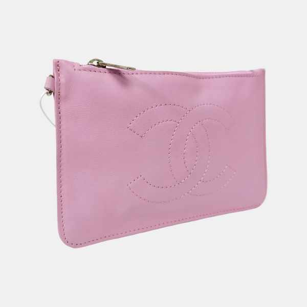 Lambskin Clutch Pink
