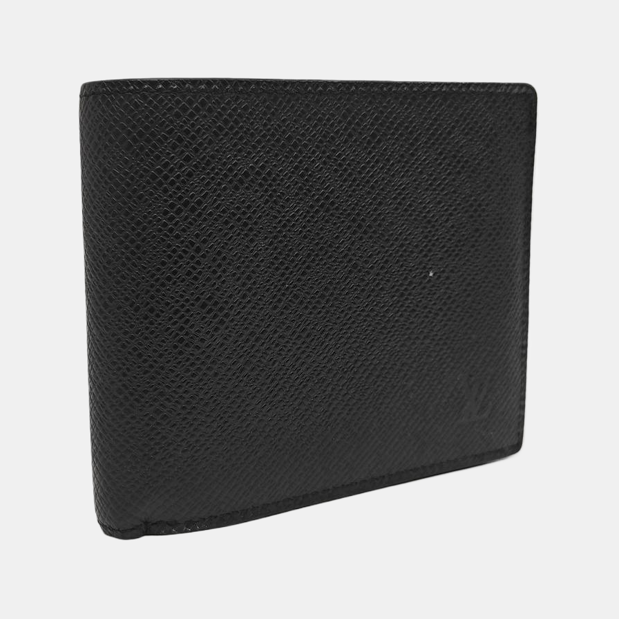 AMERIGO Calfskin Black Wallet